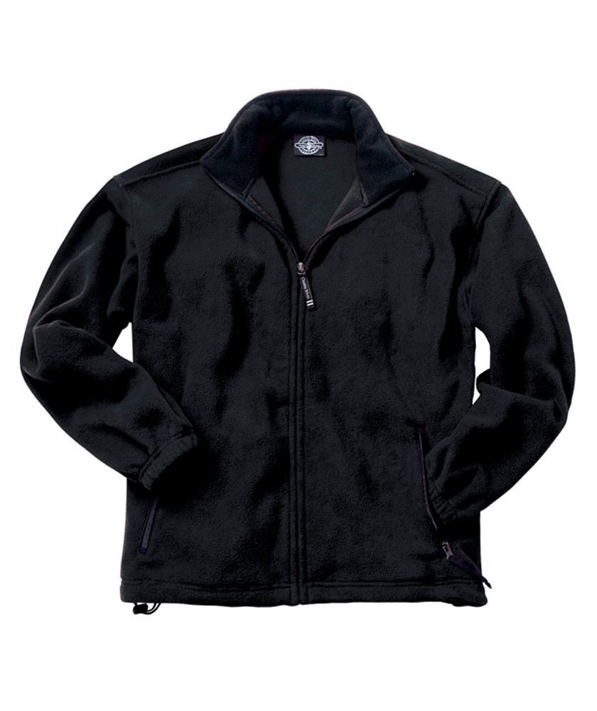 Charles River Apparel Style 8502 Youth Voyager Fleece Jacket - Black