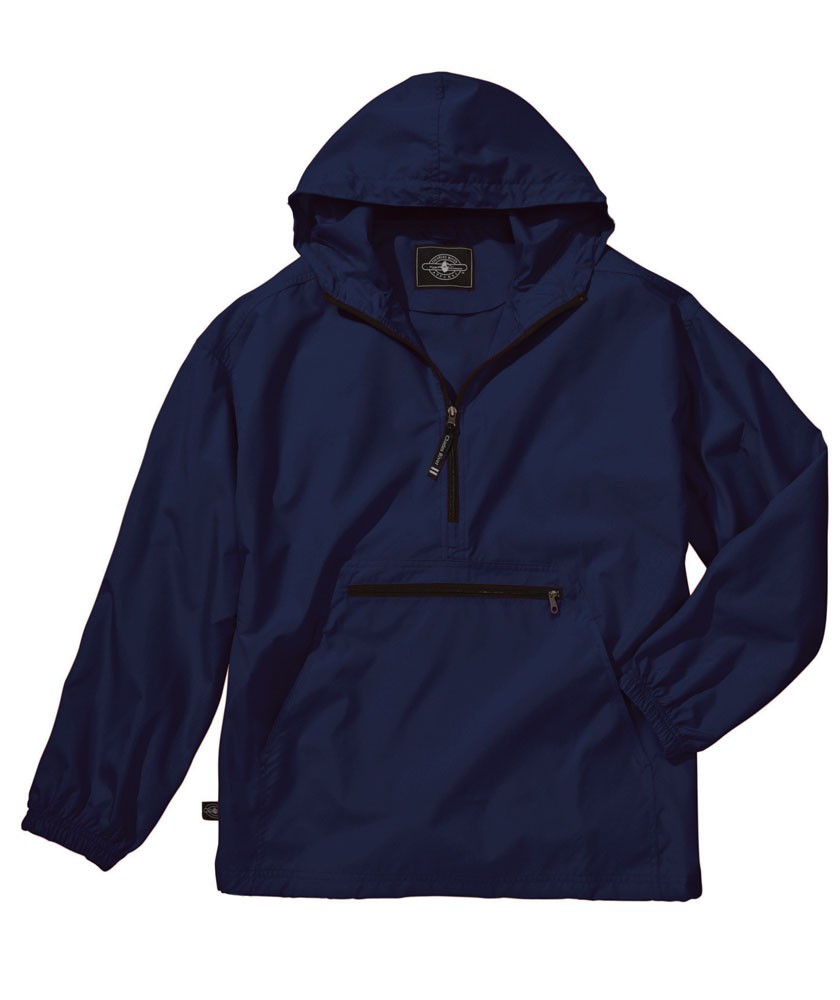 Charles River Apparel Style 8904 Youth Pack-N-Go Pullover – Navy