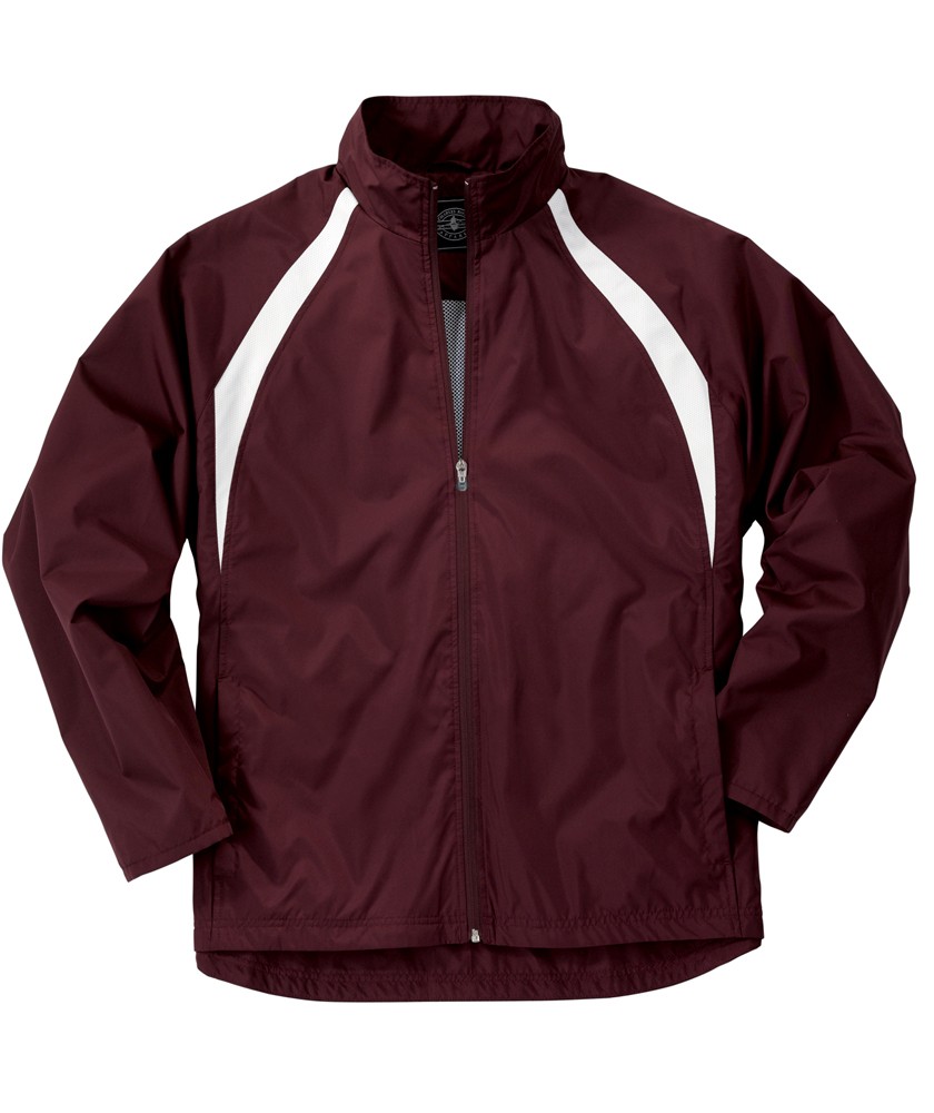 Charles River Apparel Style 8954 Youth TeamPro Jacket – Maroon/White