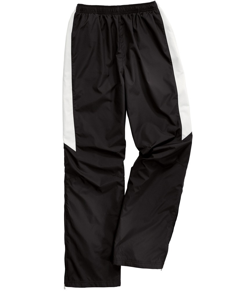 Charles River Apparel Style 8958 Youth TeamPro Pant - Black/White