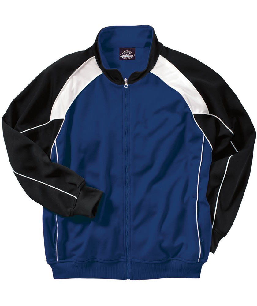 Charles River Apparel Style 8984 Boys' Olympian Jacket - Royal/White/Black