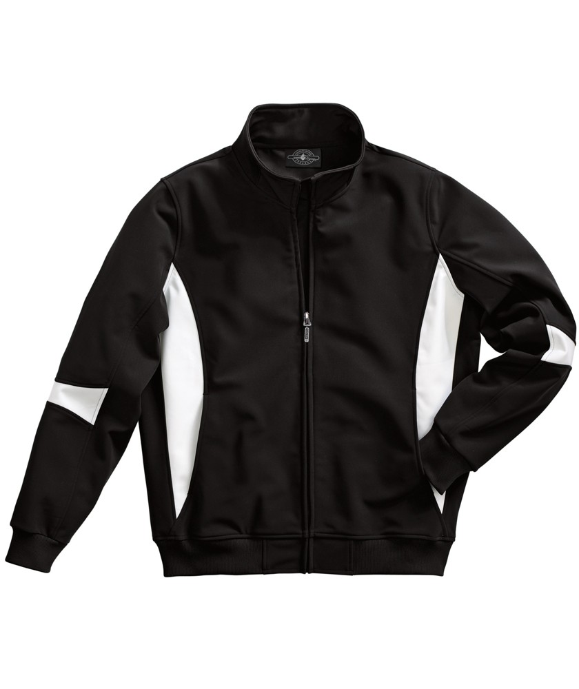 Charles River Apparel Style 9024 Stadium Soft Shell Jacket - Black/White