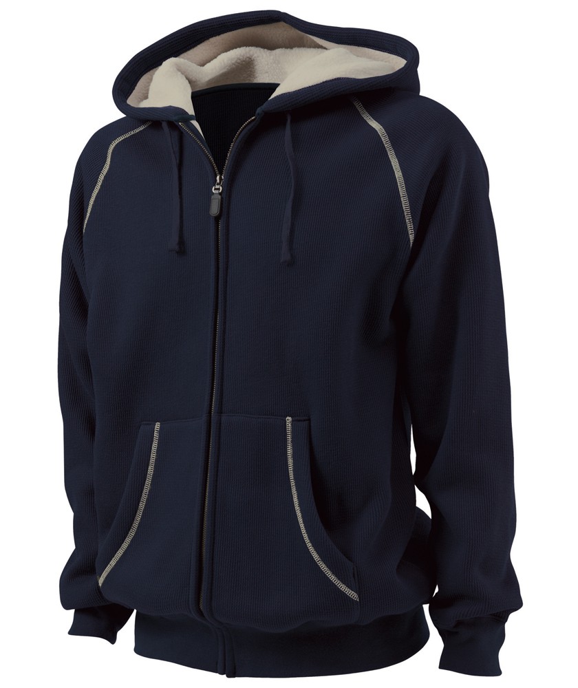 Charles River Apparel Style 9149 Thermal Bonded Sherpa Sweatshirt - Navy