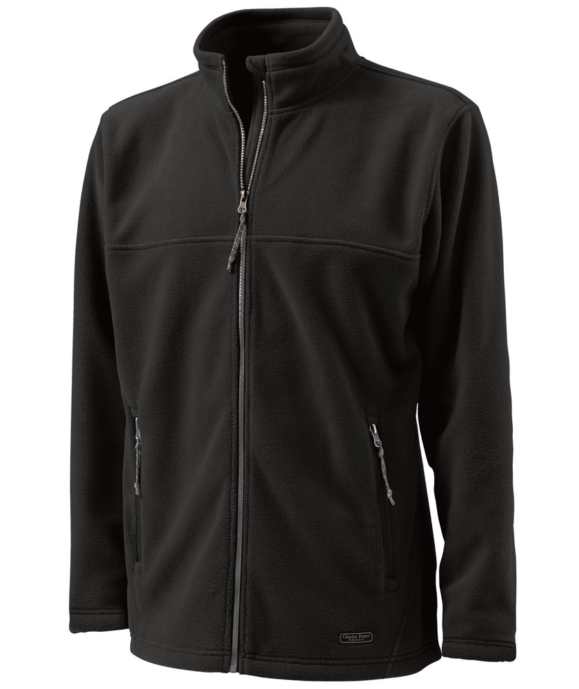 Charles River Apparel Style 9150 Men’s Boundary Fleece Jacket – Black
