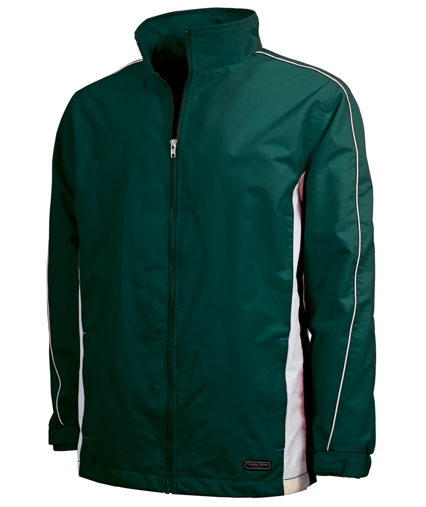 Charles River Apparel Style 9267 Pivot Jacket - Forest/White