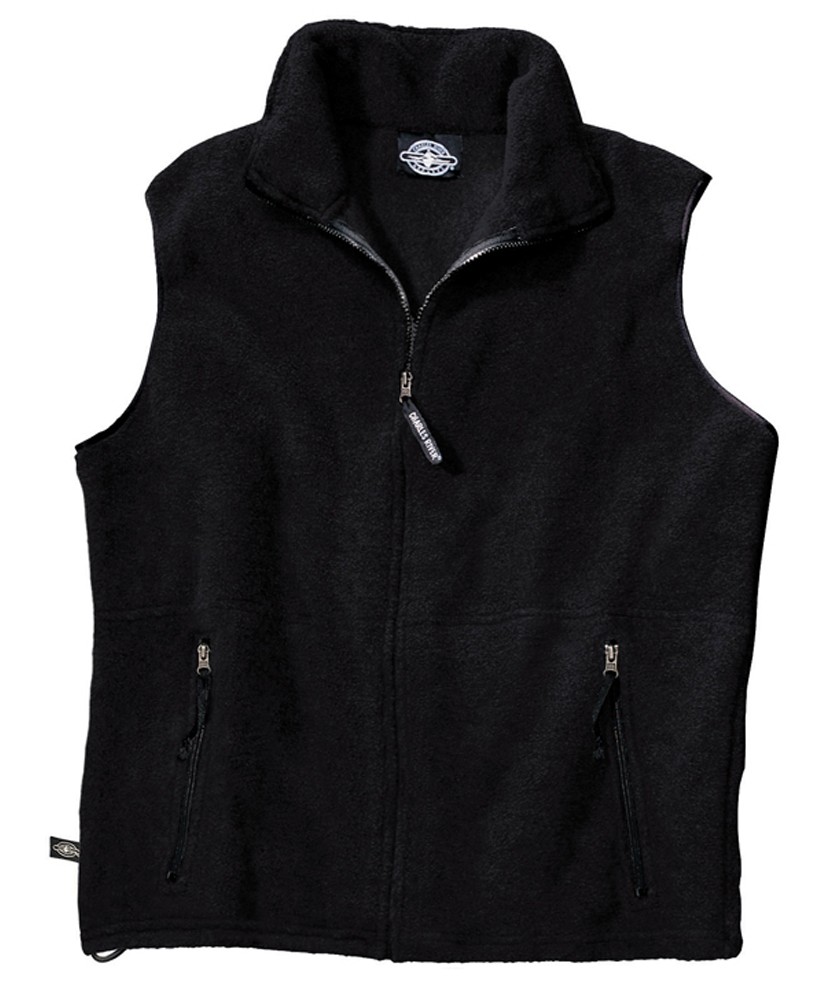 Charles River Apparel Style 9503 Ridgeline Fleece Vest – Black