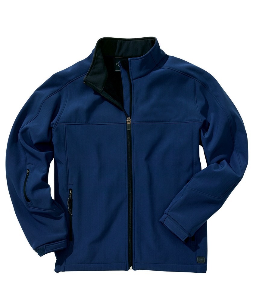 Charles River Apparel Style 9718 Men's Soft Shell Jacket - Midnight Blue/Black