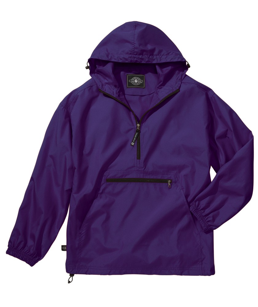 Charles River Apparel Style 9904 Pack-N-Go Pullover – Purple