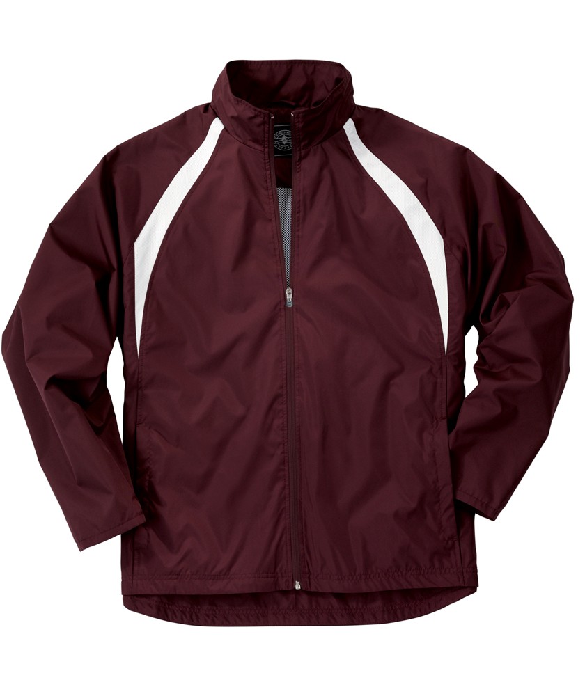 Charles River Apparel Style 9954 Men's TeamPro Jacket - Maroon/White