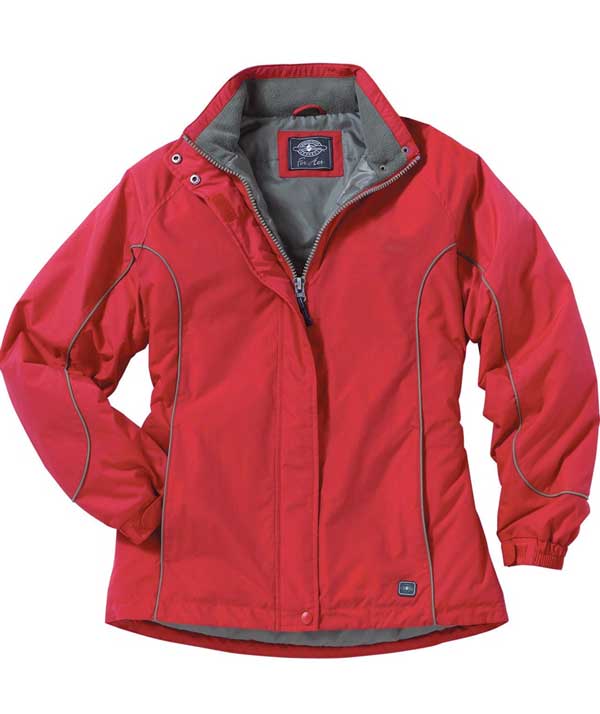 Charles River Apparel 5864 Women's Alpine Parka Red