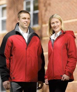 Charles River Apparel 5864 Women's Alpine Parka Matching His Hers Red