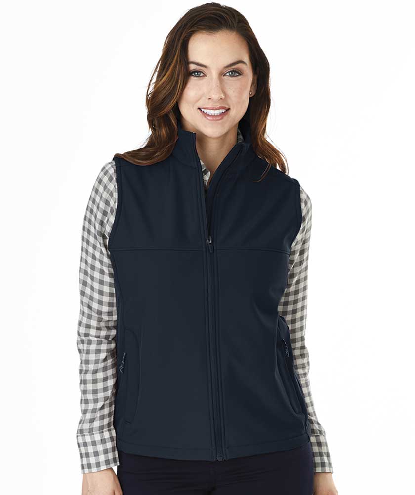 Charles River Apparel Women's Classic Soft Shell Vest Navy