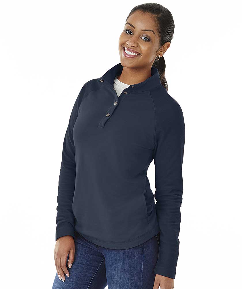 Charles River Apparel Women’s Falmouth Pullover 5826 Navy