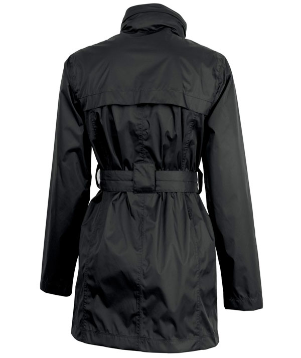 Charles River Apparel 5375 Women’s Nor’Easter Rain Jacket – Black Rear