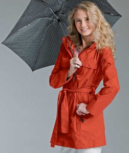 Charles River Apparel 5375 Women's Nor'Easter Rain Jacket - Poppy Model