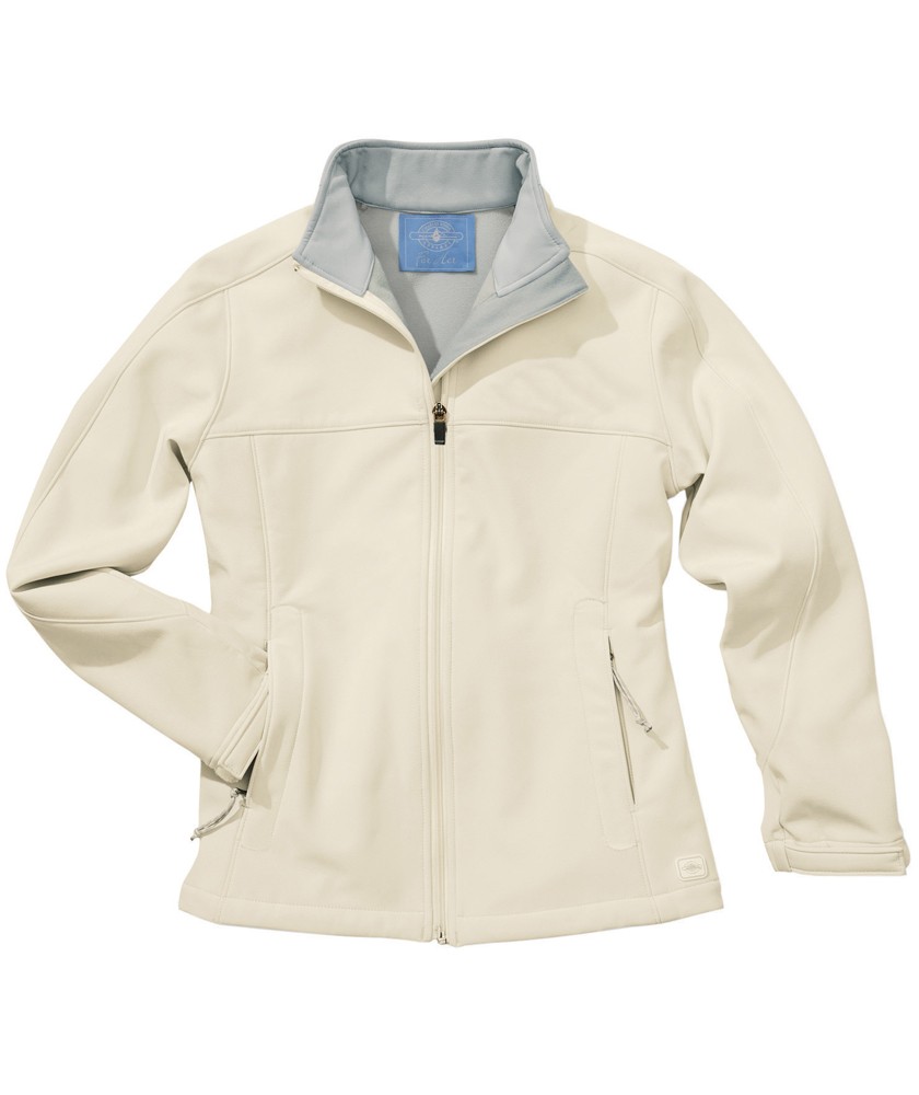 Charles River Apparel 5718 Women's Soft Shell Jacket - Dove White/Pearl Grey