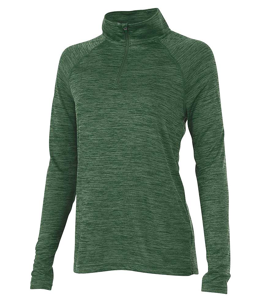 Charles River Apparel Women’s Space Dye Performance Pullover 5763 Forest Green