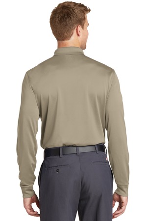 corner-stone-select-snag-proof-long-sleeve-polo-tan-back