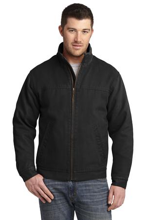 CornerStone – Washed Duck Cloth Flannel-Lined Work Jacket Style CSJ40 Black