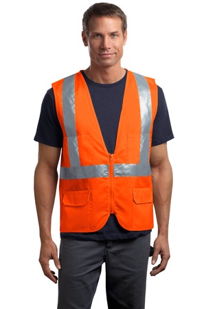 CornerStone – ANSI 107 Class 2 Mesh Back Safety Vest Style CSV405 Safety Orange