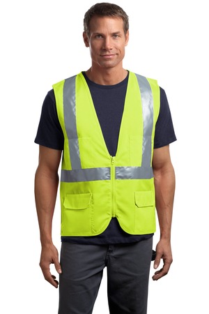 CornerStone – ANSI 107 Class 2 Mesh Back Safety Vest Style CSV405 Safey Yellow