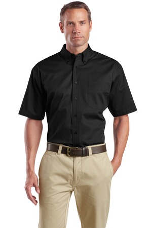 CornerStone - Short Sleeve SuperPro Twill Shirt Style SP18 - Casual ...