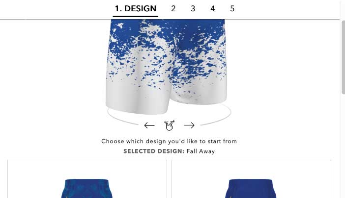 Custom Sublimated Basketball Shorts Design