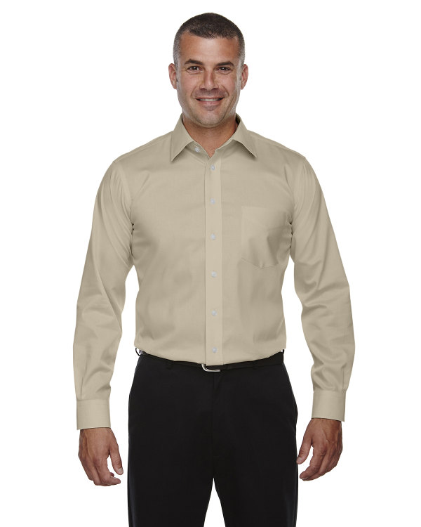 devon-&-jones-mens-tall-crown-collection™-solid-long-sleeve-stretch-twill-stone