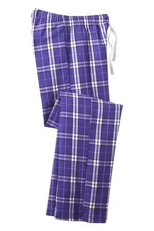 District – Juniors Flannel Plaid Pant Style DT2800 Purple Flat