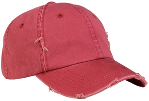 District – Distressed Cap Style DT600 Dashing Red