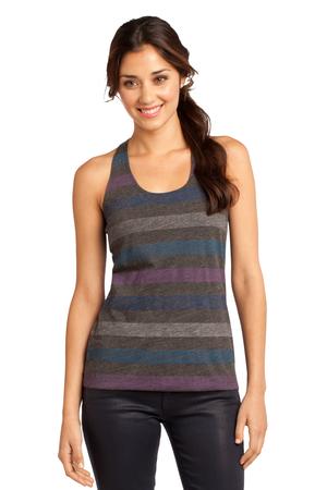 District – Juniors Reverse Striped Scrunched Back Tank Style DT229 3