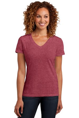 District Made Ladies Perfect Blend V-Neck Tee Style DM1190L 6