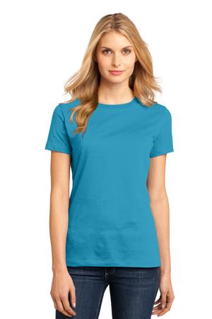 District Made – Ladies Perfect Weight Crew Tee Style DM104L 1