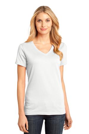 District Made – Ladies Perfect Weight V-Neck Tee Style DM1170L 2