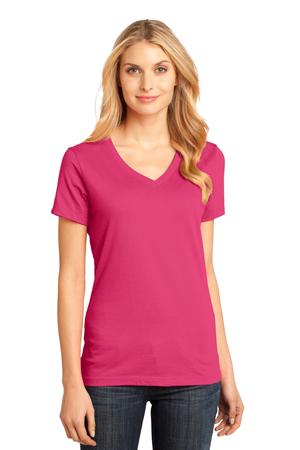 District Made – Ladies Perfect Weight V-Neck Tee Style DM1170L 5