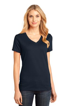 District Made – Ladies Perfect Weight V-Neck Tee Style DM1170L 10