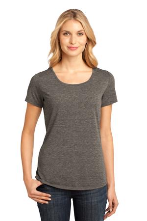District Made – Ladies Tri-Blend Lace Tee Style DM441 2