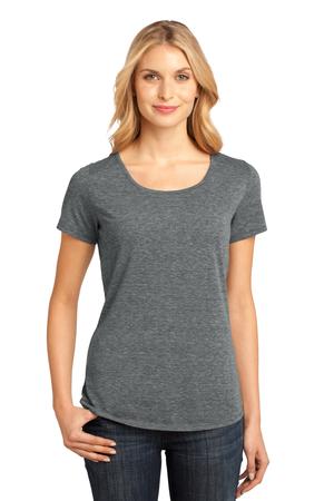 District Made – Ladies Tri-Blend Lace Tee Style DM441 4