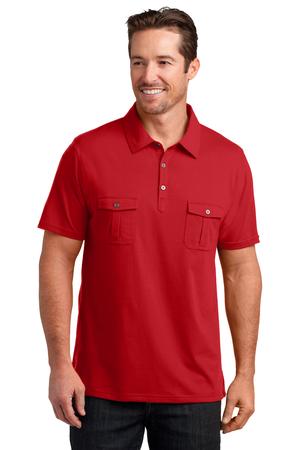 District Made Mens Double Pocket Polo Style DM333 2
