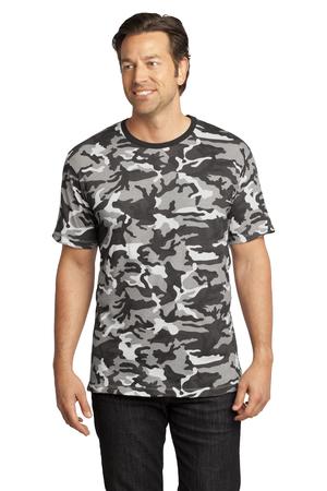 District Made Mens Perfect Weight Camo Crew Tee Style DT104C 2
