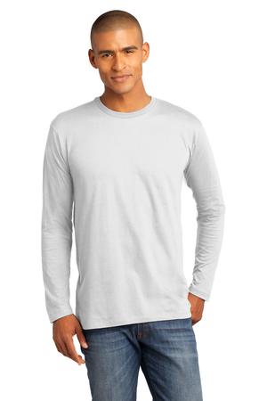District Made Mens Perfect Weight Long Sleeve Tee Style DT105 1