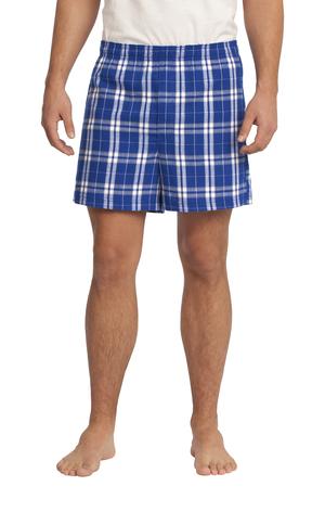 District – Young Mens Flannel Plaid Boxer Style DT1801 2