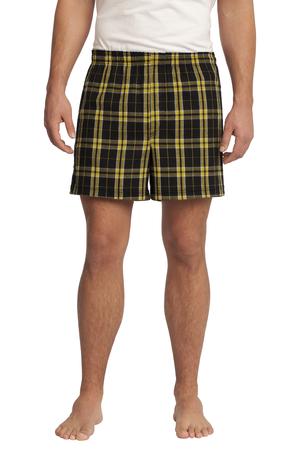 District – Young Mens Flannel Plaid Boxer Style DT1801 3