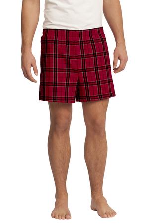 District – Young Mens Flannel Plaid Boxer Style DT1801 5