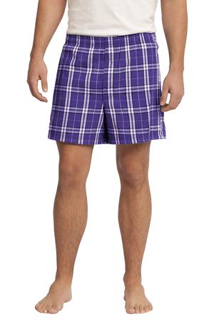 District – Young Mens Flannel Plaid Boxer Style DT1801 6