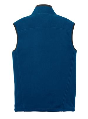 Eddie Bauer - Fleece Vest Style EB204 Deep Sea Blue Flat Back