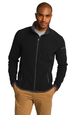Eddie Bauer Full-Zip Vertical Fleece Jacket Style EB222 Black
