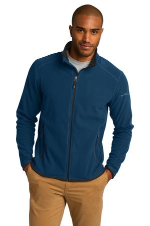 Eddie Bauer Full-Zip Vertical Fleece Jacket Style EB222 Deep Sea Blue