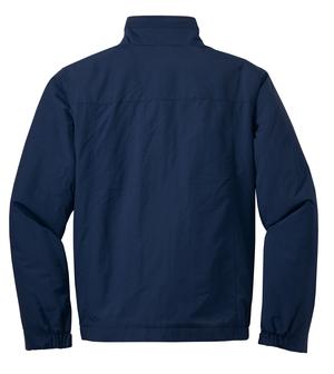 Eddie Bauer – Fleece-Lined Jacket Style EB520 River Blue Flat Back