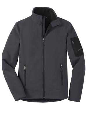 Eddie Bauer Rugged Ripstop Soft Shell Jacket Style EB534 Grey Steel/Black Flat